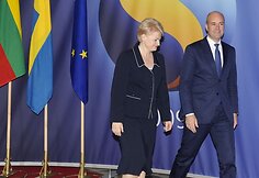Prezidentė Dalia Grybauskaitė Stokholme susitiko su Švedijos Parlamento pirmininku Peru Westerbergu.
