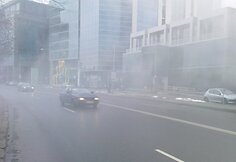 Mašinos galėjo tęsti kelionę A.Goštauto gatve tik dūmų uždangai išsiklaidžius.
