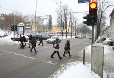 Perėja, kurioje įvyko nelaimė