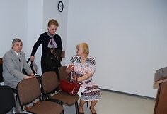 Nukentėjusiaisiais pripažinti teisėjai: L.Garnelienė (de&scaron;inėje), I.Stacevičienė ir E.Meidus.
