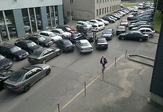 Sugrūsti automobiliai
