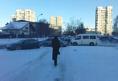 Vairuotojai greitai pamatė, jog kliūtį galima apvažiuoti pėsčiųjų bei dviratininkų takais.