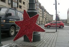 Puošiamas Gedimino prospektas