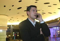 Krep&scaron;inio specialistas Linas Kvedaravičius telefonu tvarkė reikalus