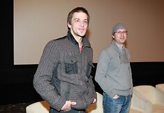 Režisierius Donatas Ulvydas ir prodiuseris Žilvinas Naujokas