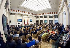 Roberto Dačkaus knygos &bdquo;Auksinis Lietuvos Jaunimas. Prisiminti negalima pamir&scaron;ti" pristatymas