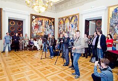 Festivalio &bdquo;Poezijos pavasaris&ldquo; dalyvių priėmimas