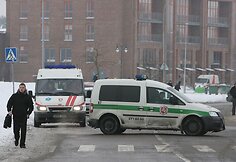 Dėl sprogimo grėsmės Vilniaus gimnazijos evakuacija