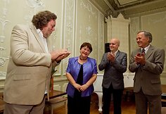 Garbės ženklų „Neš savo šviesą ir tikėk“ įteikimo ceremonija.
