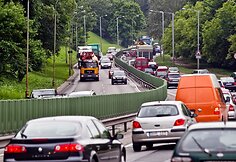 Įkasta simbolinė naujojo viaduko kapsulė.