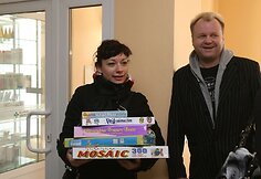 Vaikų darbelių mugė onkohematologijos centre