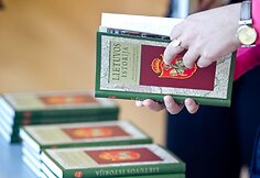 Knygos &bdquo;Lietuvos istorija&ldquo; pristatymas Užsienio reikalų ministerijoje.