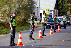 Vilniaus policijos akcija Čekoni&scaron;kėse