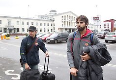 „Barcelona“ krepšininkai atvyko į Vilnių.