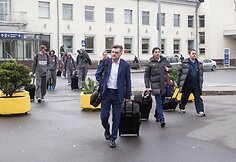 „Barcelona“ krepšininkai atvyko į Vilnių.