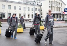 „Barcelona“ krepšininkai atvyko į Vilnių.