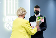 Tokijo olimpinėse žaidynėse dalyvavusių sportininkų pagerbimo ceremonija