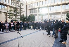 Pagerbti buvę Lietuvos Respublikos Auk&scaron;čiausiosios Tarybos Apsaugos skyriaus pareigūnai