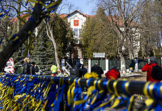 Gatvelė vedanti į Rusijos ambasadą pavadinta Ukrainos Didvyrių g.