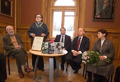 Vytauto Kubiliaus vardo premijos už literatūros kritiką teikimas.