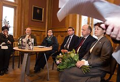 Vytauto Kubiliaus vardo premijos už literatūros kritiką teikimas.