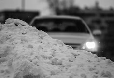 Sniegu nuklotas Vilnius.