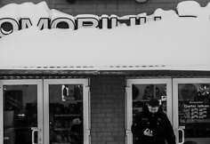 Sniegu nuklotas Vilnius.