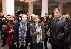 Gintauto Igario sutiktuvės Vilniaus oro uoste.