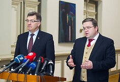 Algirdas Butkevičius ir Vitas Vasiliauskas