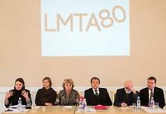 Lietuvos muzikos ir teatro akademijos 80 metų jubiliejui skirtų renginių programos pristatymas.