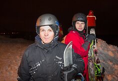 Naktinis slidinėjimas Liepkalnyje 