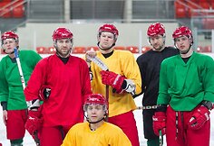 Lietuvos ledo ritulio rinktinės treniruotė