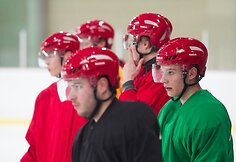 Lietuvos ledo ritulio rinktinės treniruotė