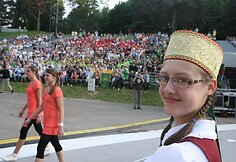Akimirkos i&scaron; sporto žaidynių atidarymo &scaron;ventės.