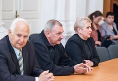 Velionio Andriaus Ūso tėvas Aleksandras (kairėje) ir Laimutės Stankūnaitės tėvai.