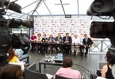 Baleto &bdquo;Gulbių ežeras&ldquo; Galvės ežere pristatymas
