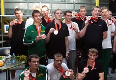 Jaunimo rinktinės sutikimas