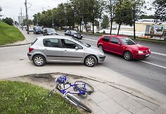 Avarijos vietoje Vilniuje, Kareivių g.