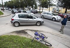 Avarijos vietoje Vilniuje, Kareivių g.