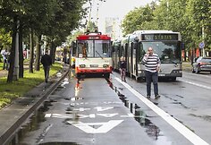 Avarijos vietoje Vilniuje, Kalvarijų g.