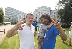 Vilius Alesius ir Viktoras Diawara