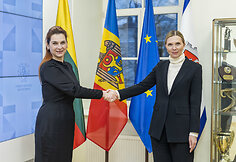 Agnė Bilotaitė susitiko su Moldovos vidaus reikalų ministre Ana Revenco.