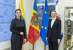 Agnė Bilotaitė susitiko su Moldovos vidaus reikalų ministre Ana Revenco.