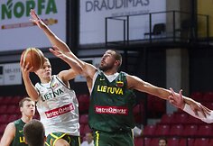 Lietuvos krepšinio rinktinės treniruotė