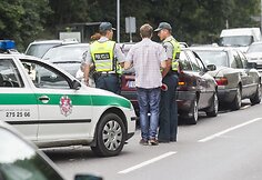 Įvykio vietoje Vilniuje, Olandų g.