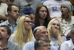Ado Juškevičiaus draugė Simona ir Edita Lavrinovič