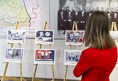15min karikatūrų parodos atidarymas