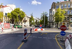 Tauro ir Pamėnkalnio gatvių sankryža 