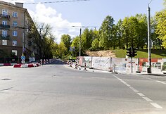 Tauro ir Pamėnkalnio gatvių sankryža 