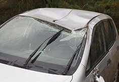 &bdquo;Honda Jazz&ldquo; avarija netoli Vievio.